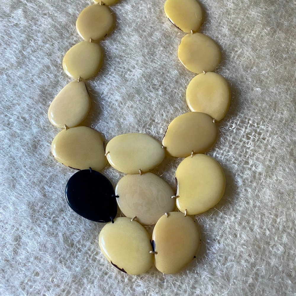 Tagua nut necklace